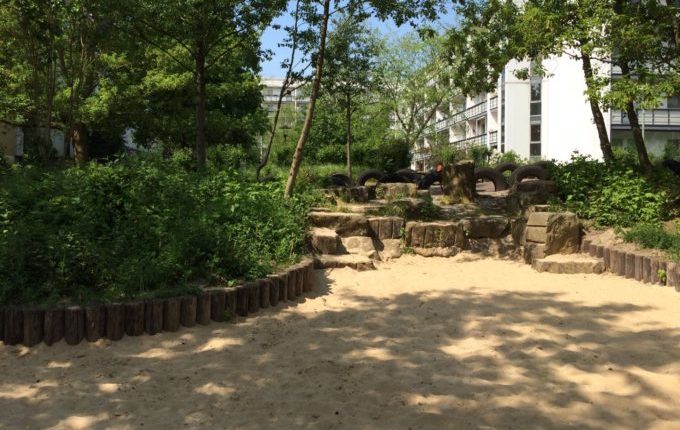 Der Bebü-Spielplatz - Sand